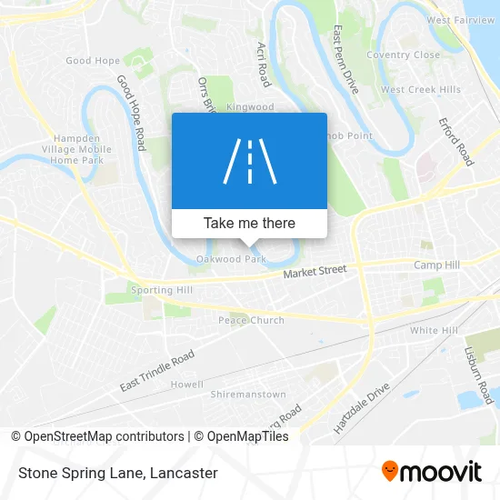 Stone Spring Lane map