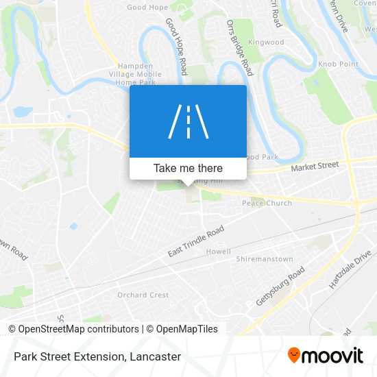 Park Street Extension map