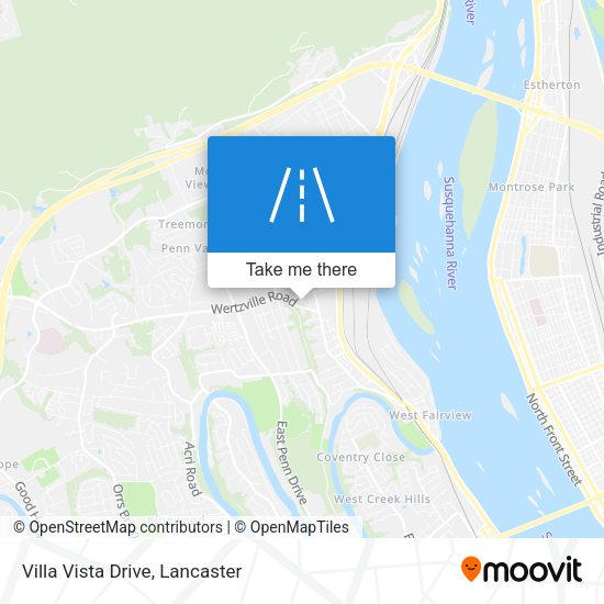 Mapa de Villa Vista Drive