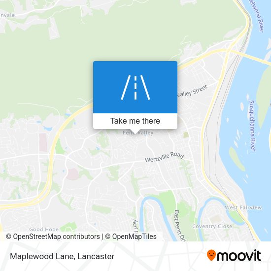 Mapa de Maplewood Lane