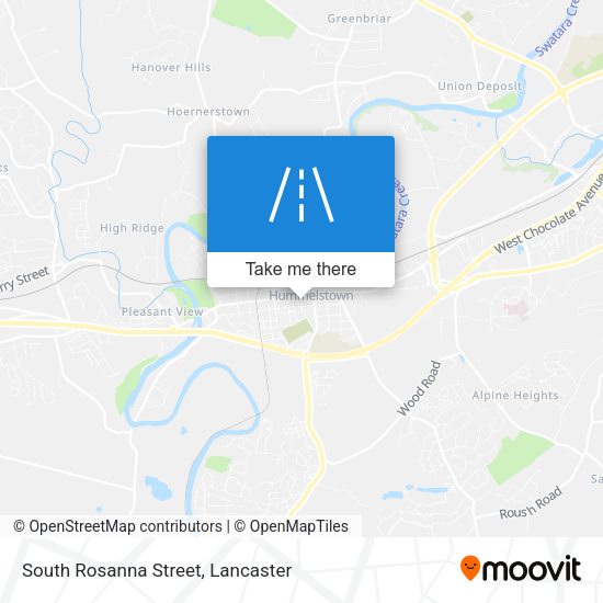 Mapa de South Rosanna Street