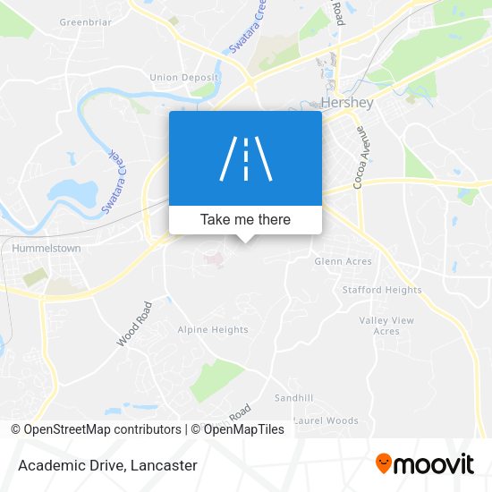 Academic Drive map