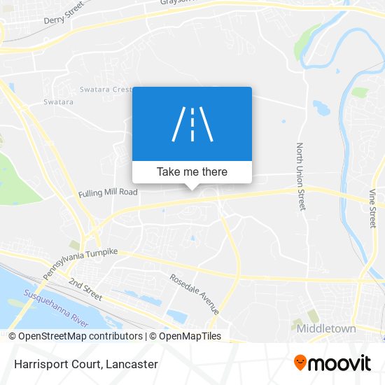 Harrisport Court map