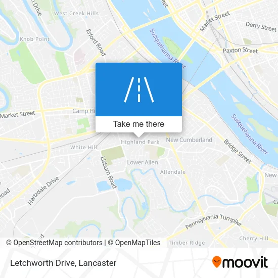 Letchworth Drive map