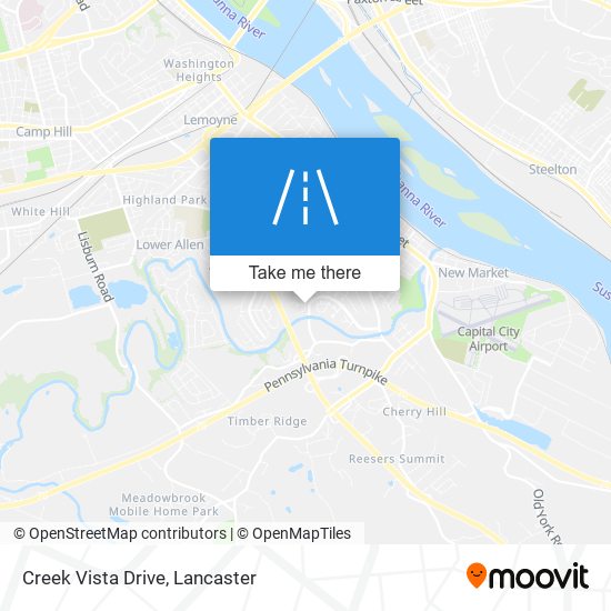 Creek Vista Drive map