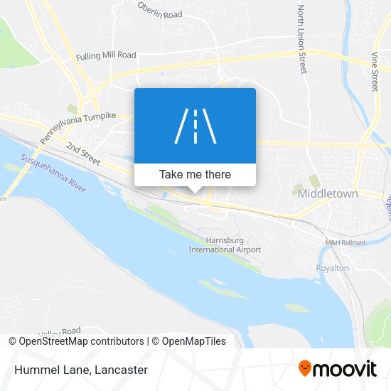 Mapa de Hummel Lane