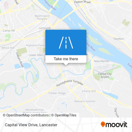 Mapa de Capital View Drive