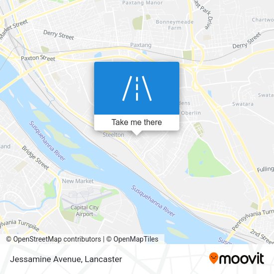 Jessamine Avenue map