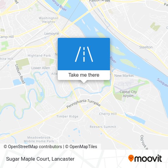 Mapa de Sugar Maple Court