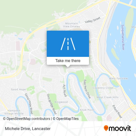 Mapa de Michele Drive