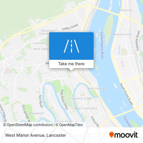 Mapa de West Manor Avenue