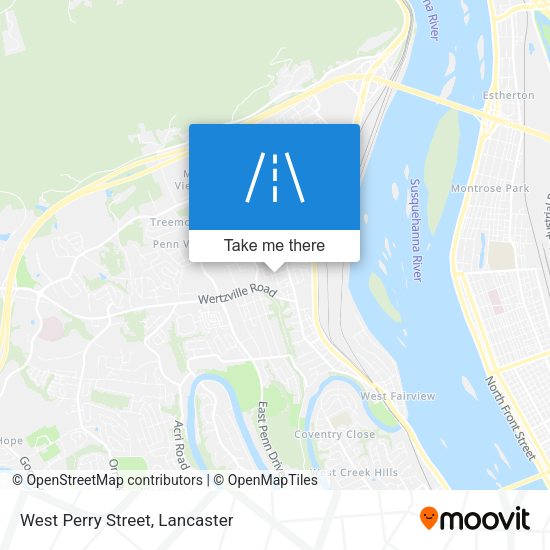 Mapa de West Perry Street