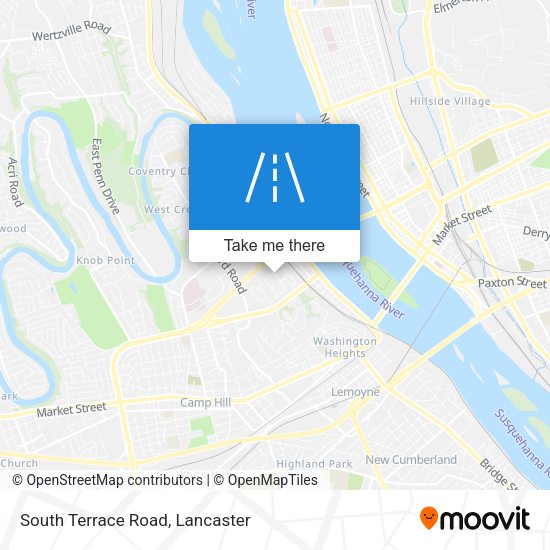South Terrace Road map