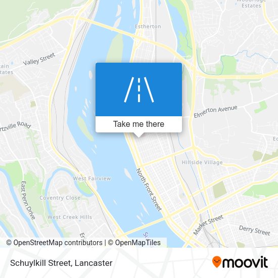 Mapa de Schuylkill Street