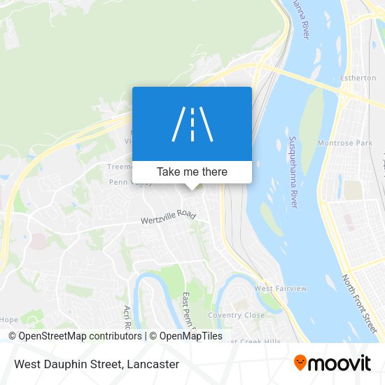 Mapa de West Dauphin Street