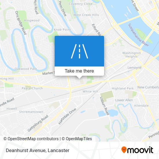 Mapa de Deanhurst Avenue