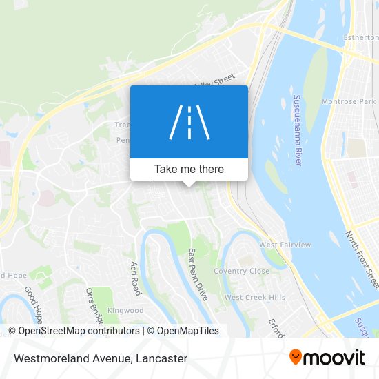 Westmoreland Avenue map