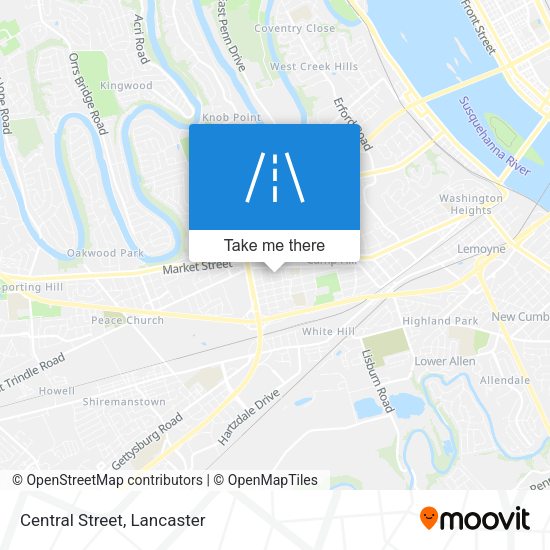 Mapa de Central Street