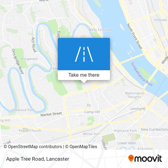 Mapa de Apple Tree Road