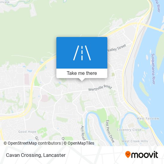 Cavan Crossing map