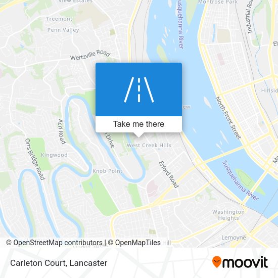 Mapa de Carleton Court