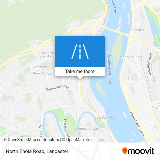 North Enola Road map