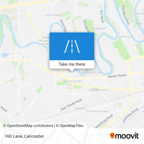 Mapa de Hill Lane
