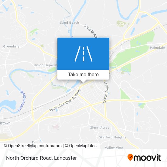 North Orchard Road map