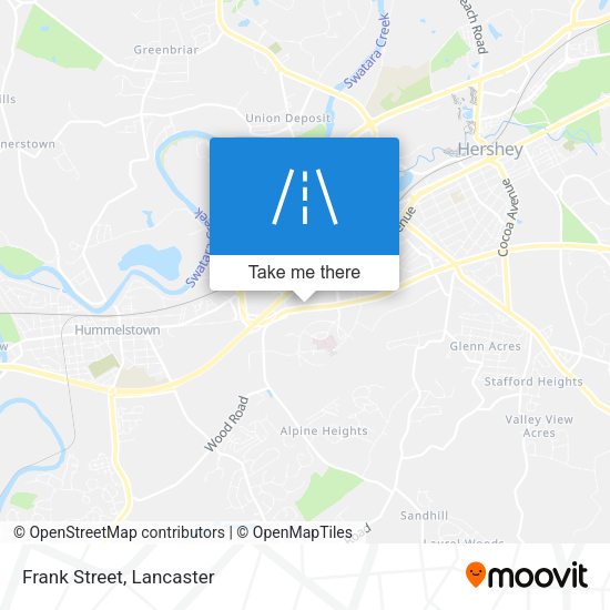 Mapa de Frank Street