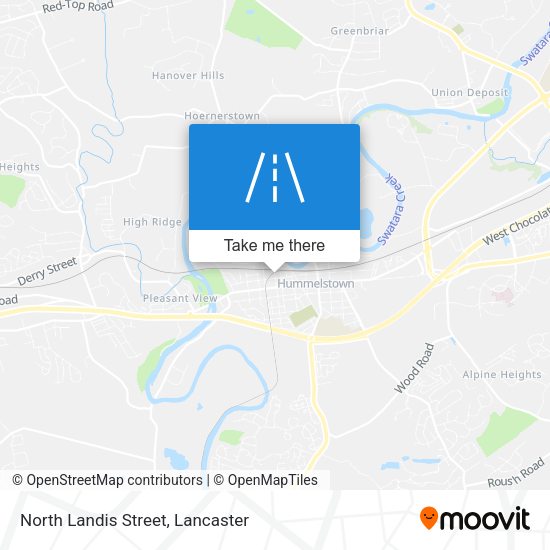 Mapa de North Landis Street