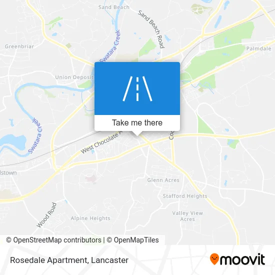 Rosedale Apartment map