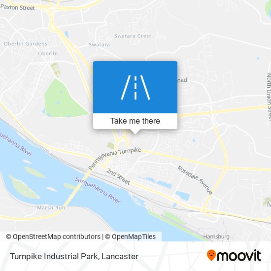 Turnpike Industrial Park map