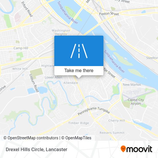 Mapa de Drexel Hills Circle