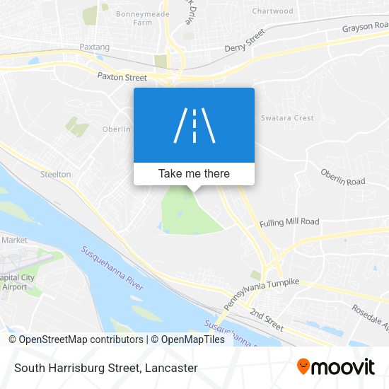 South Harrisburg Street map