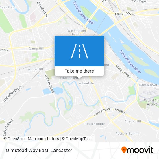 Olmstead Way East map