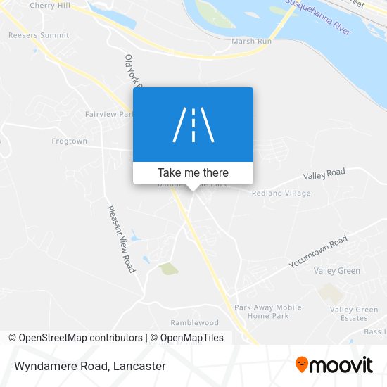 Mapa de Wyndamere Road