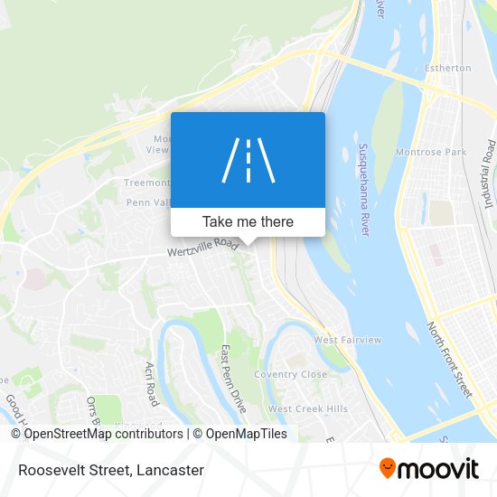 Mapa de Roosevelt Street