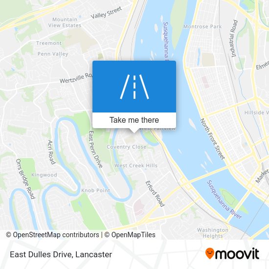 Mapa de East Dulles Drive