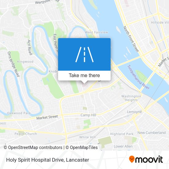 Holy Spirit Hospital Drive map