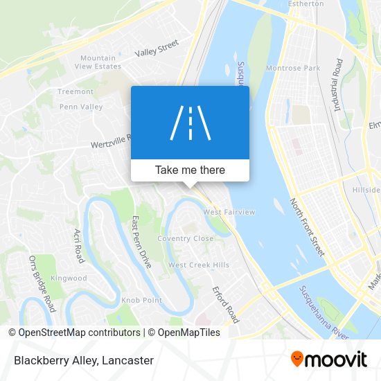 Mapa de Blackberry Alley