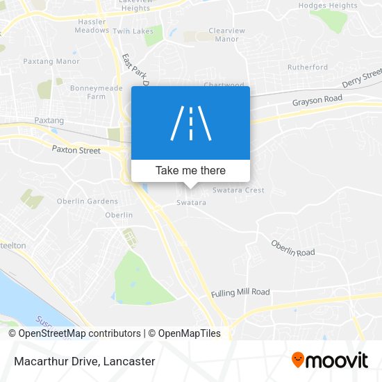 Mapa de Macarthur Drive