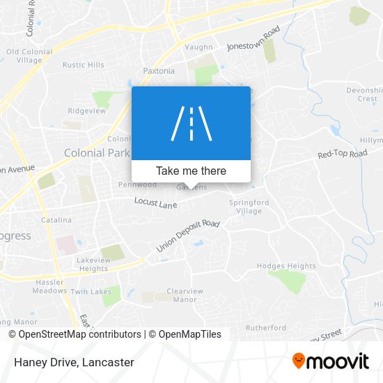 Mapa de Haney Drive