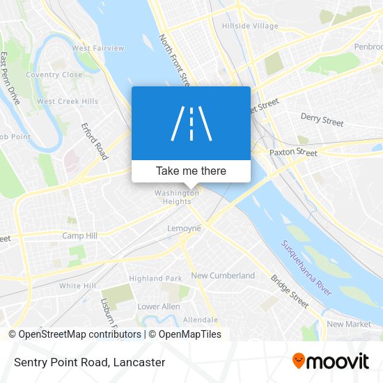 Sentry Point Road map