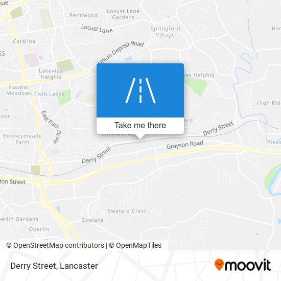 Derry Street map