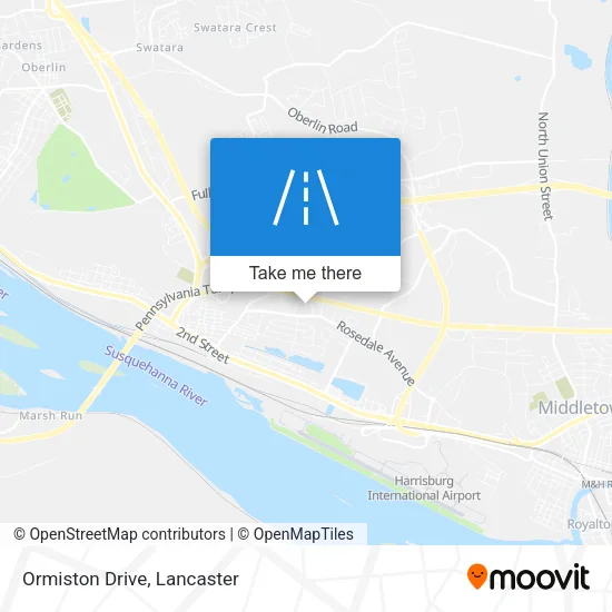 Ormiston Drive map