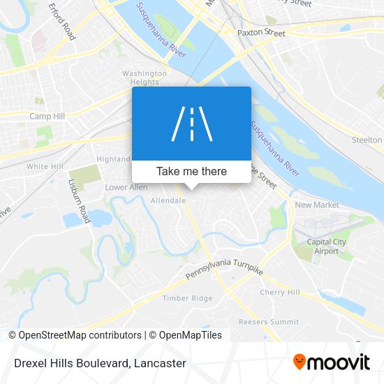 Mapa de Drexel Hills Boulevard