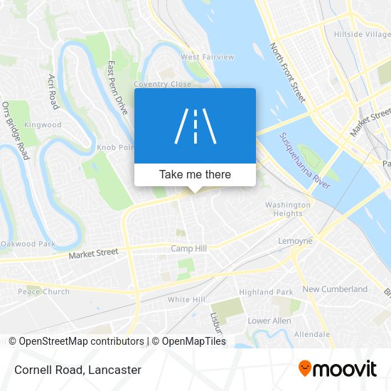 Mapa de Cornell Road