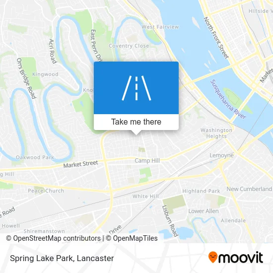 Spring Lake Park map