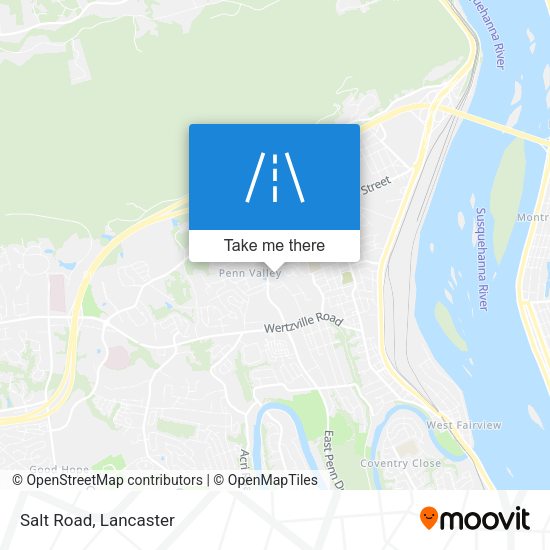 Mapa de Salt Road