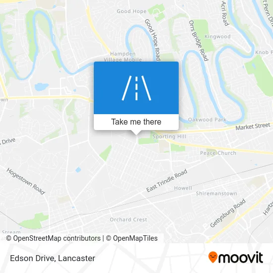 Edson Drive map